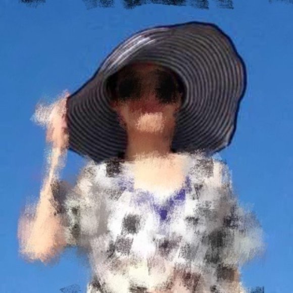 Kokin Straw Woven Hat, Defective - Picture 5 of 6